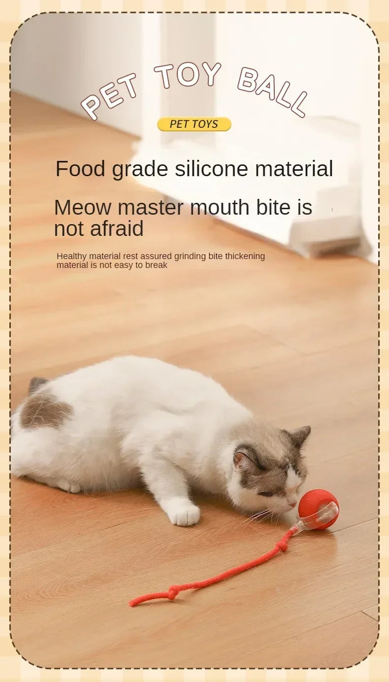 Interactive Self-Moving Cat Ball Toy